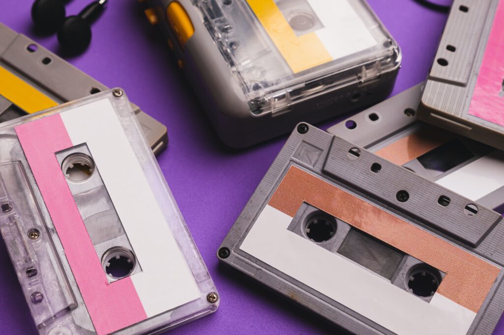Cassette Tapes: Reliving the Nostalgia of the 80s and 90s.